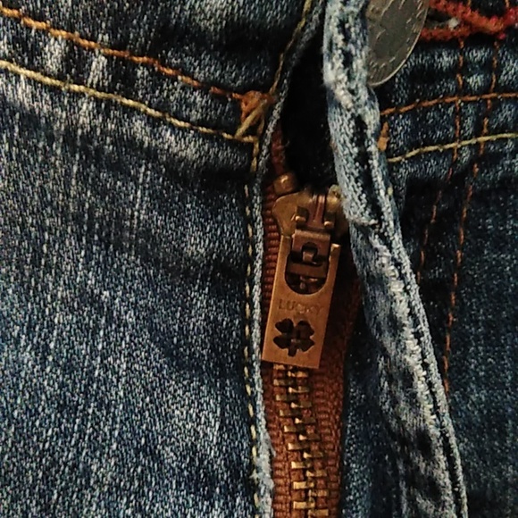 Lucky Brand Wonder Jean Cutoff Short Shorts Mid Rise Midrise Summer Cutoffs 29 8 - Picture 4 of 10